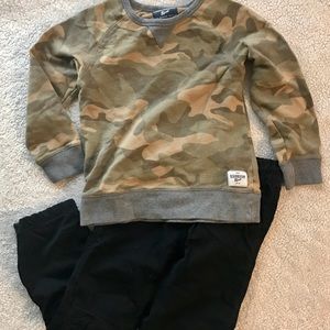 3 for $30 ☀️ Boys Oshkosh Camo Sweater
